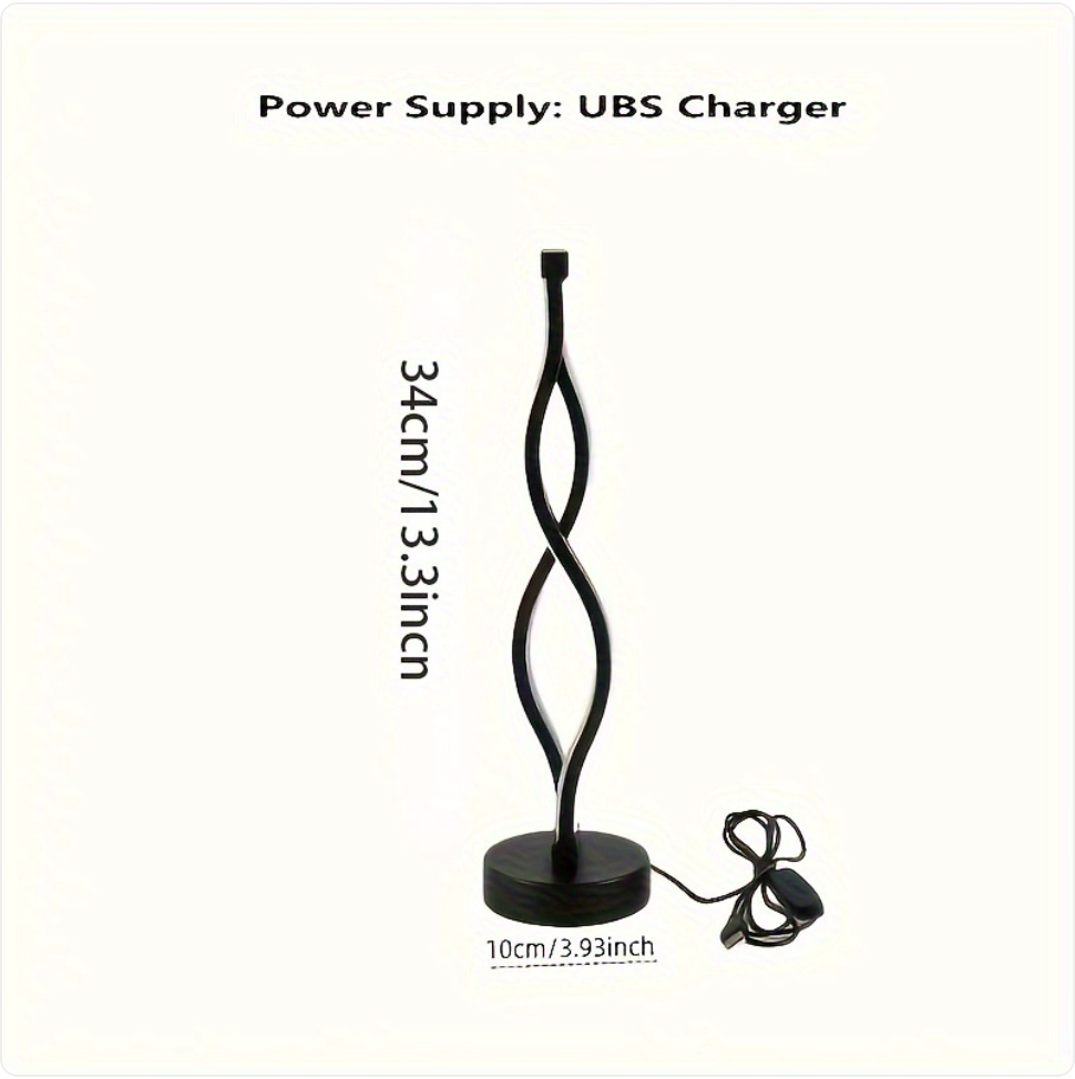 Aluminum LED Table Lamp with 3-Color Dimming
