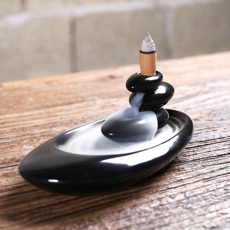 Creative Ceramic Backflow Incense Burner with Aroma