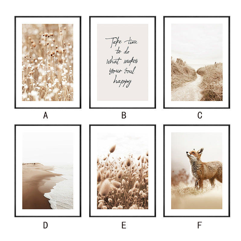 Autumn Fields Wall Art for Living Room and Dining Room