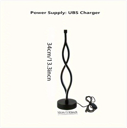 Aluminum LED Table Lamp with 3-Color Dimming