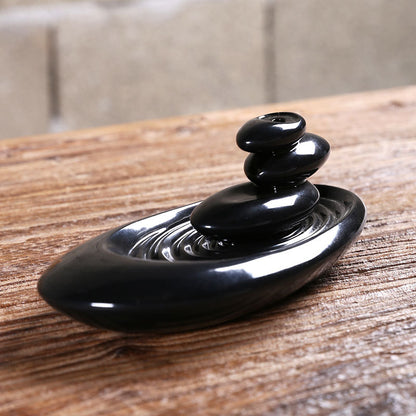 Creative Ceramic Backflow Incense Burner with Aroma