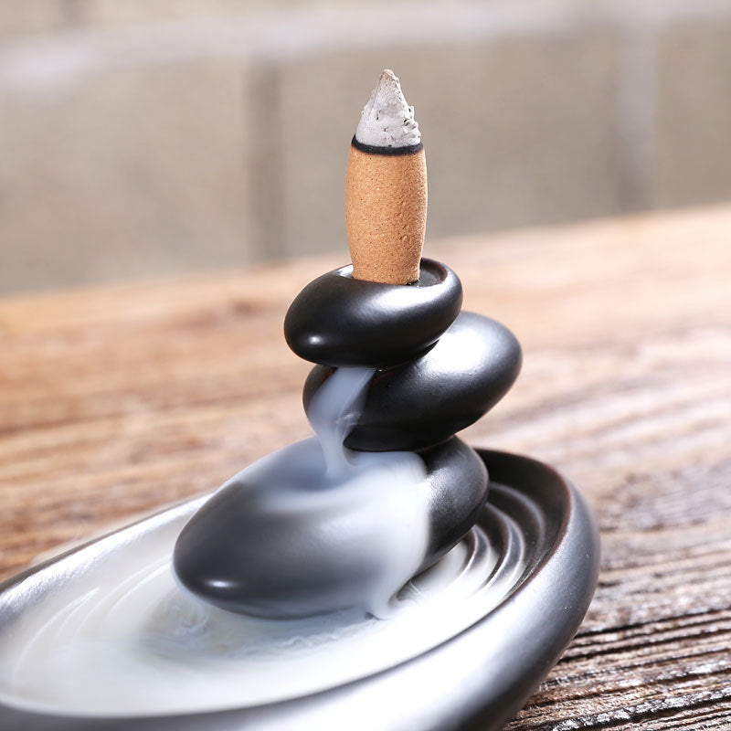 Creative Ceramic Backflow Incense Burner with Aroma